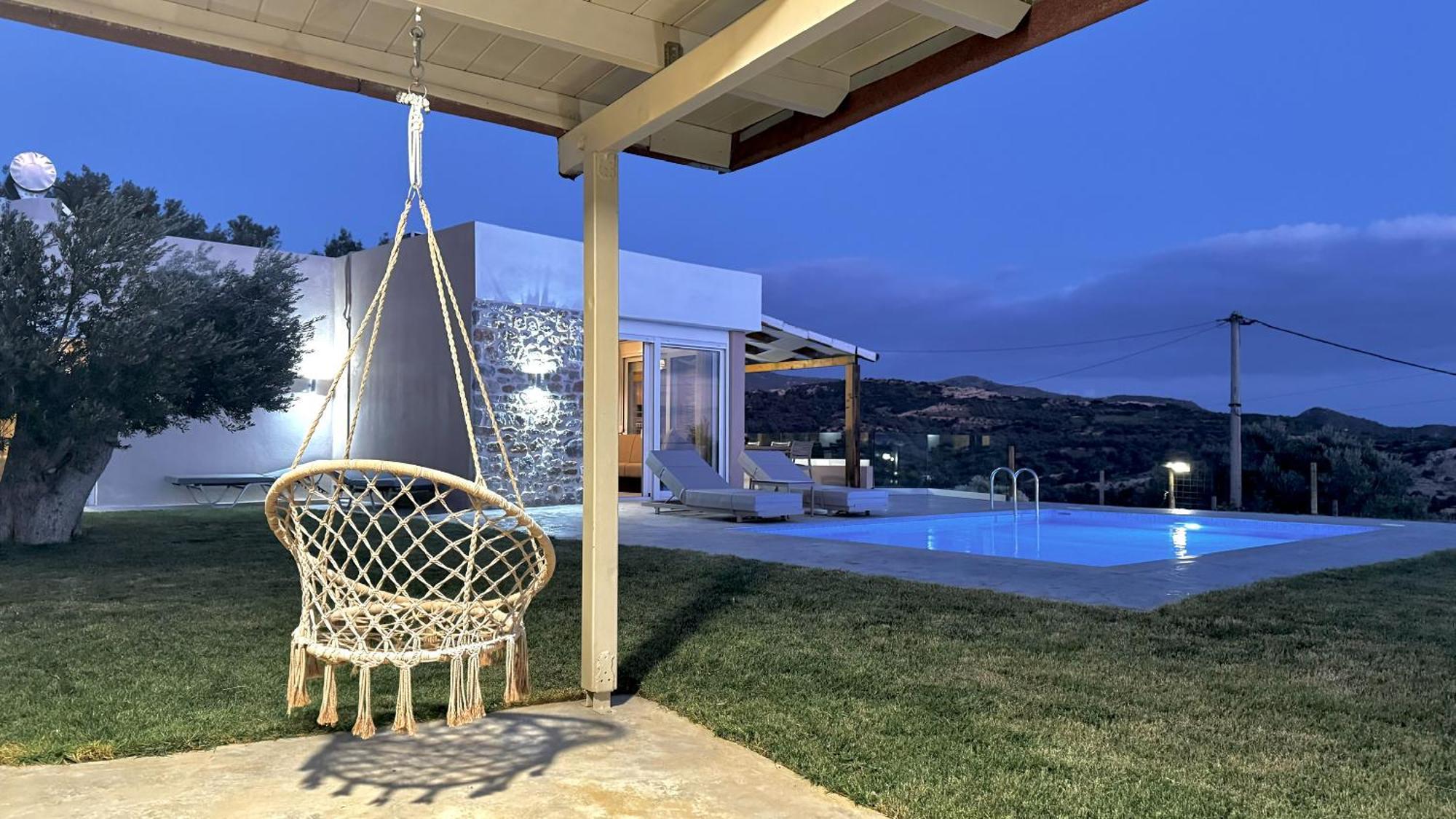 Villa Michael Triopetra Private Villa, Private Swimming Pool, Garden, Panoramic Sunset Exteriör bild