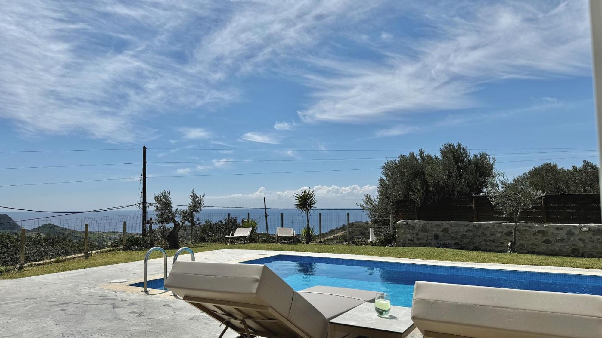 Villa Michael Triopetra Private Villa, Private Swimming Pool, Garden, Panoramic Sunset Exteriör bild