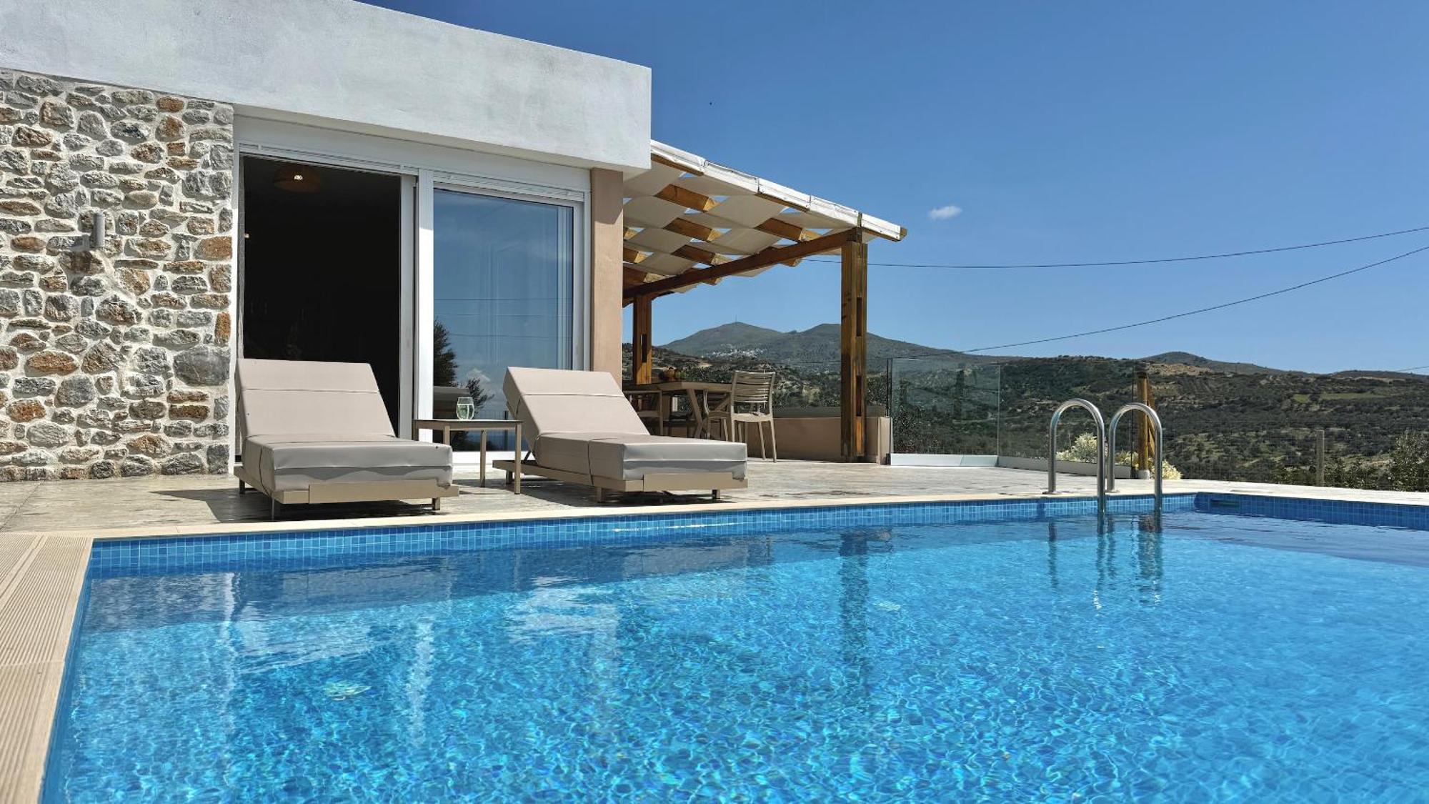 Villa Michael Triopetra Private Villa, Private Swimming Pool, Garden, Panoramic Sunset Exteriör bild