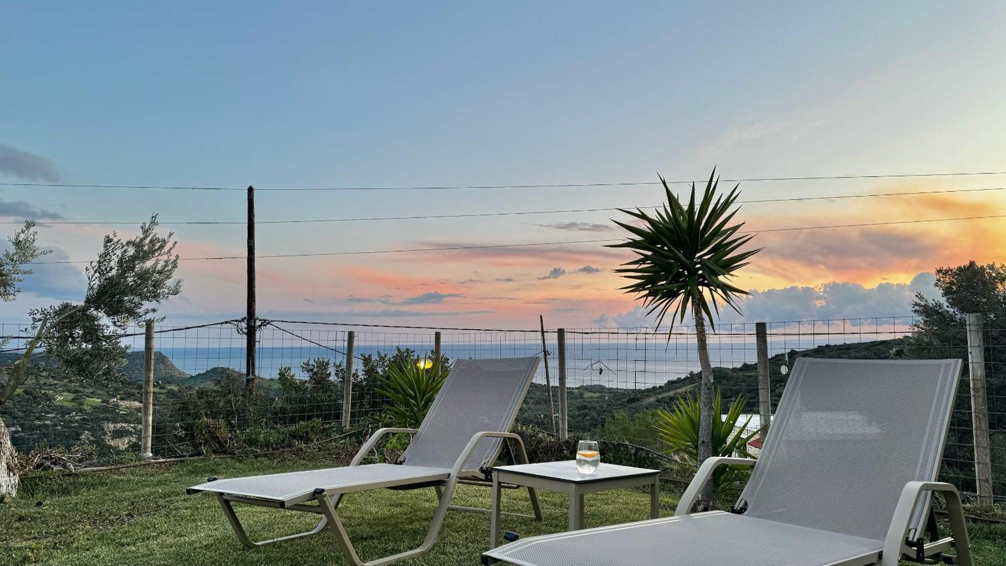 Villa Michael Triopetra Private Villa, Private Swimming Pool, Garden, Panoramic Sunset Exteriör bild